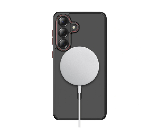 Tech-Protect Magcam Magsafe Galaxy S26+ Plus Matte Black/Red - 1500255 - zdjęcie 4